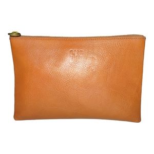 Madewell The Leather Pouch Clutch
